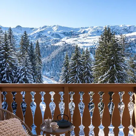 Superbe Skis Aux Pieds Avec Cheminee Et Parking A Meribel - Fr-1-180-629 * Les Allues