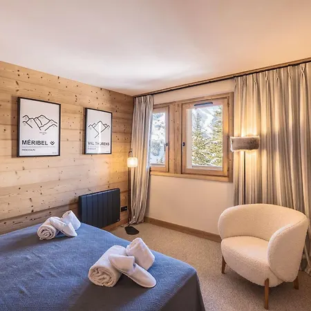 Superbe Skis Aux Pieds Avec Cheminee Et Parking A Meribel - Fr-1-180-629 Apartamento *