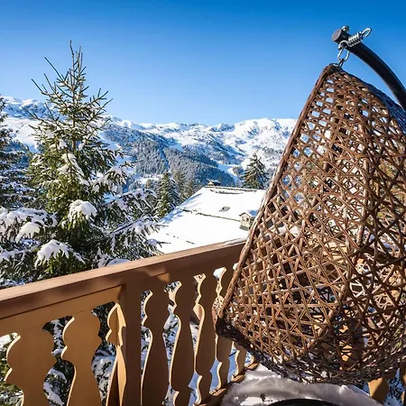 Superbe Skis Aux Pieds Avec Cheminee Et Parking A Meribel - Fr-1-180-629 * Les Allues